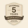 5 Year Warranty
